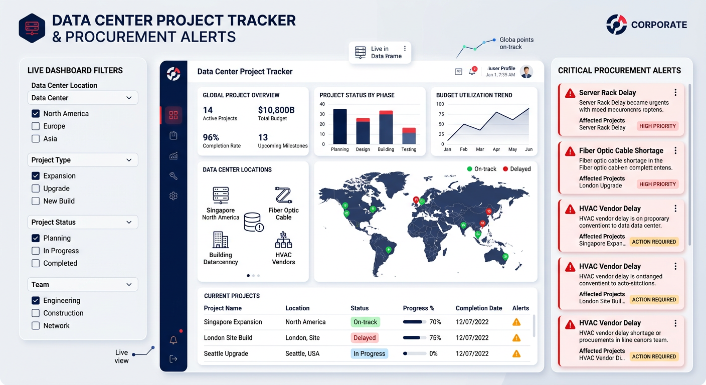 Illustrative dashboard mockup supplied with the site files; not a live Gridvik dashboard.